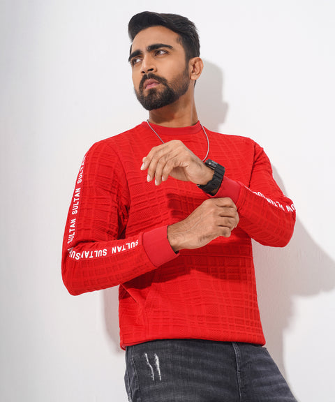 Sultan Mens Sweatshirt - Red