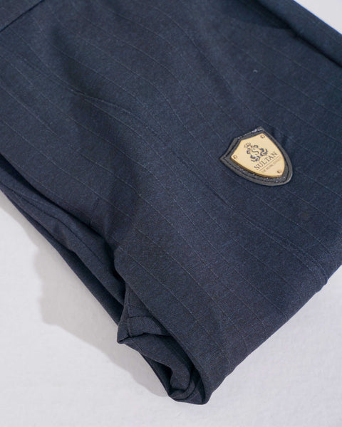 Joggers-Box Stripe-DK Gray