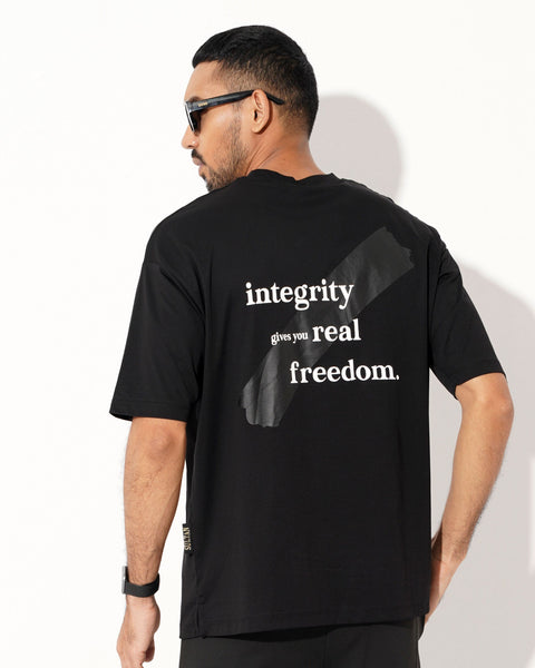Men's Drop Shoulder - Black