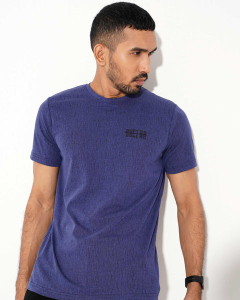 Men's  T-Shirt Sultan- Navy Mélange