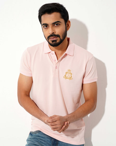 Men's Polo Shirt Sultan- Lt. Pink