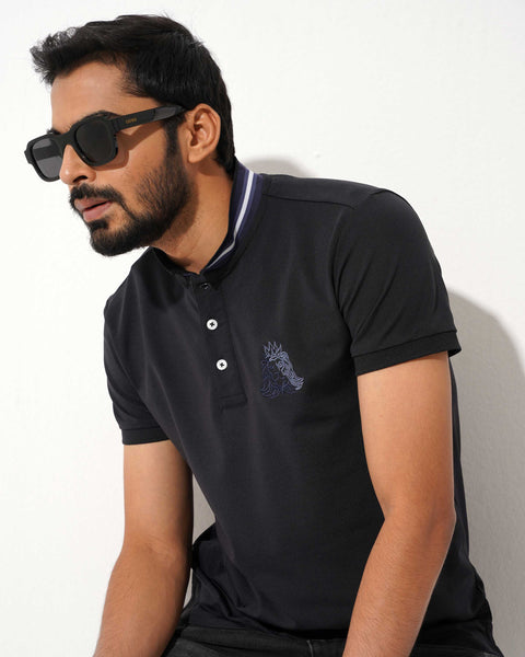 Men's Polo Shirt Sultan- Black