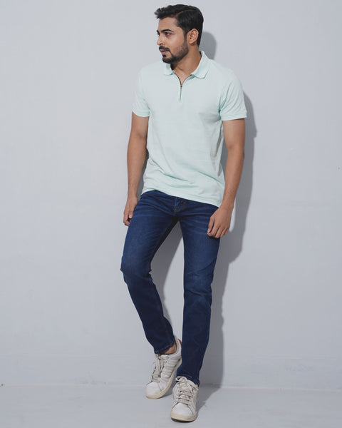 Men's Zipper POLO-PASTE