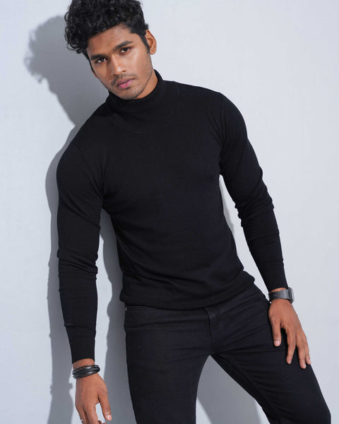Turtle-Neck-Black