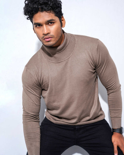 Turtle-Neck-Brown