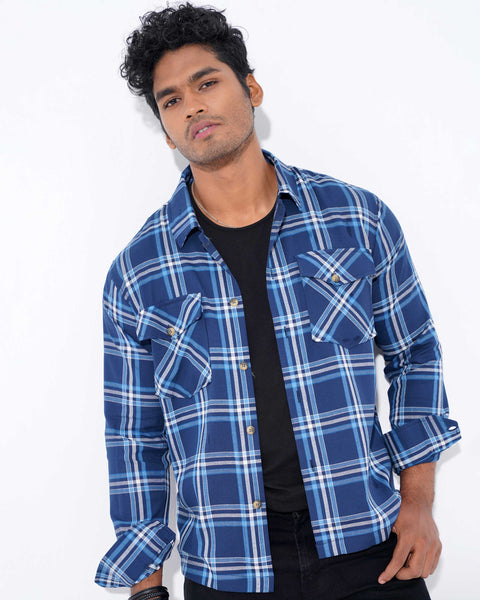 Casual Shirt -NAVY