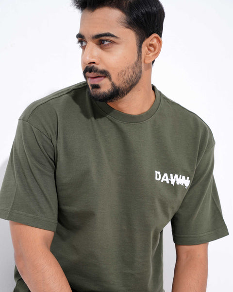 Drop Shoulder-Powers LUB-OLIVE