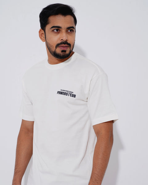 Drop Shoulder-Powers LUB-White