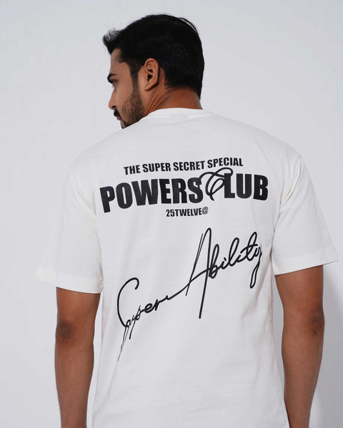 Drop Shoulder-Powers LUB-White