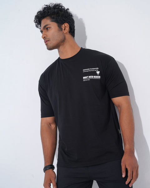 Drop Shoulder-Don't Need Reason-Black