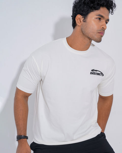 Drop Shoulder DISTINCT-White