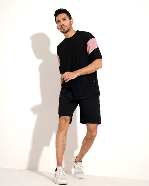 Sultan Men's Drop Shoulder - Black