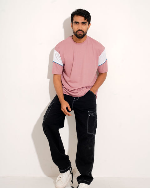 Sultan Men's Drop Shoulder - Pink