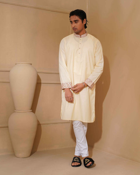 Sultan Men's Panjabi - Cream