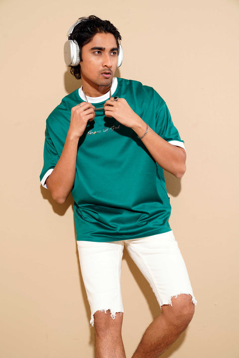 Sultan Men's Drop Shoulder - Dark Green
