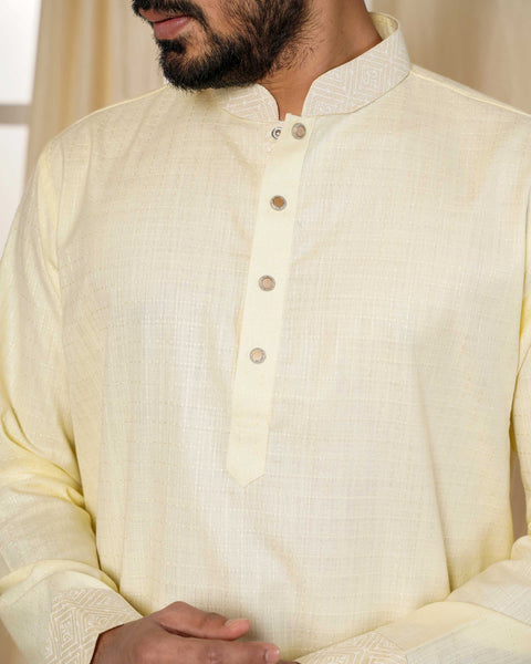 Sultan Men's Panjabi - Cream