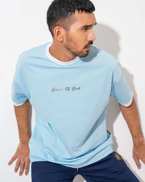 Sultan Men's  T-Shirt - Sky Blue