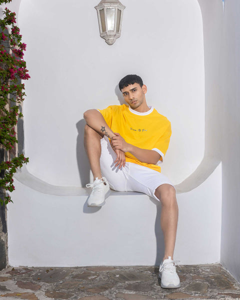 Sultan Men's Drop Shoulder - Yellow