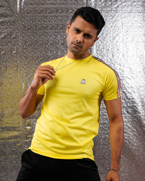 Sultan Mens T Shirt- Yellow