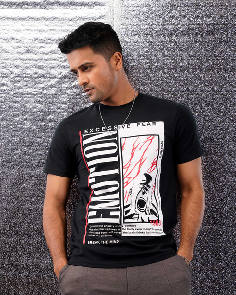 Sultan Men's  T-Shirt - Black