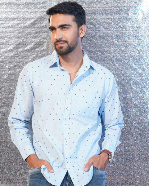 Sultan Casual Shirt LS - Sky
