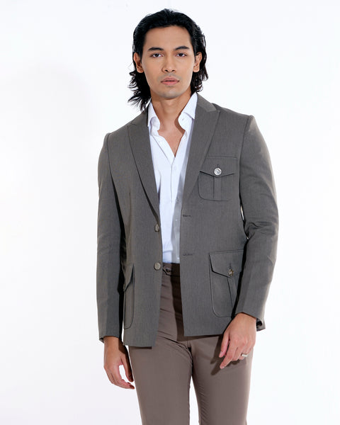 Blazer-Ash -Belt Pocket