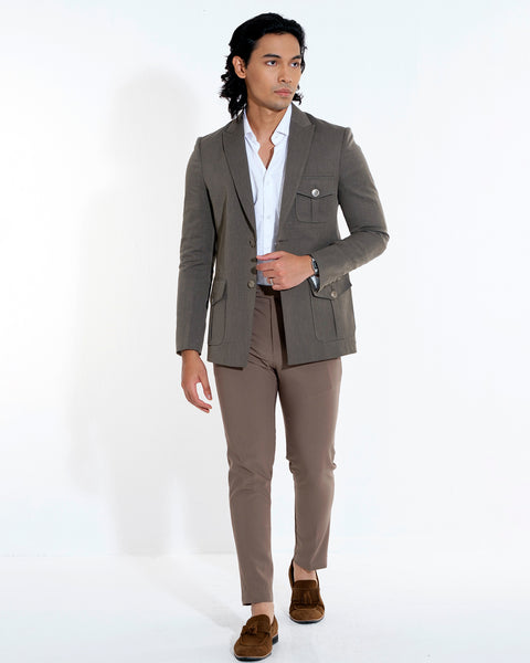 Blazer-Ash -Belt Pocket