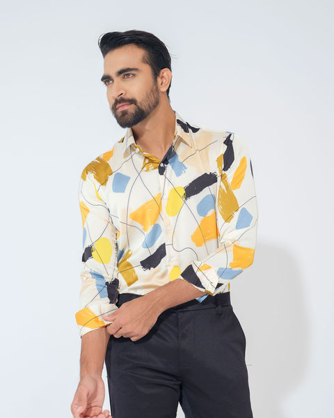 Sultan Men's Casual Shirt - Multicolor