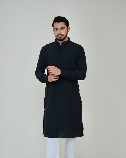 Premium Embroidery-Panjabi- White