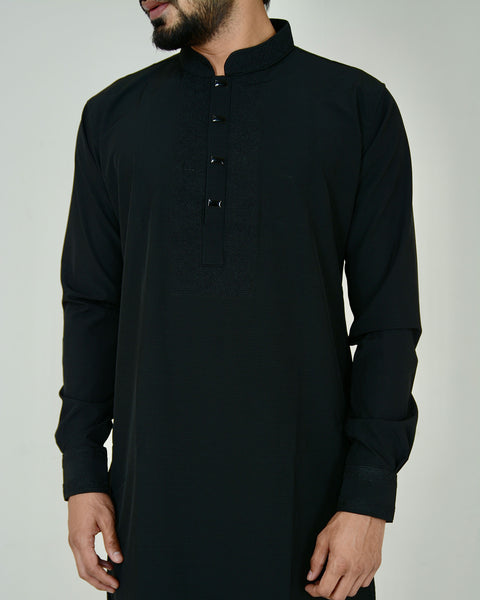 Premium Embroidery-Panjabi- White