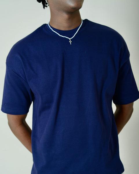 Drop Shoulder -Navy