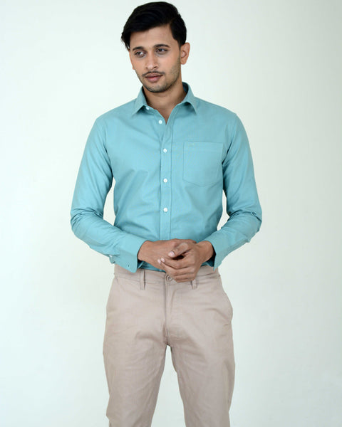Formal Shirt-Forest Green