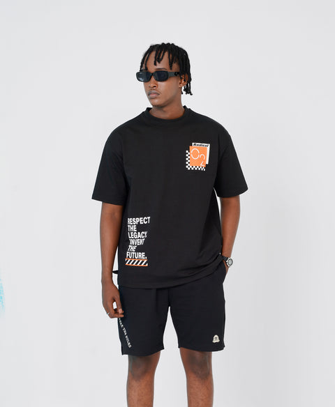 Drop Shoulder -Black