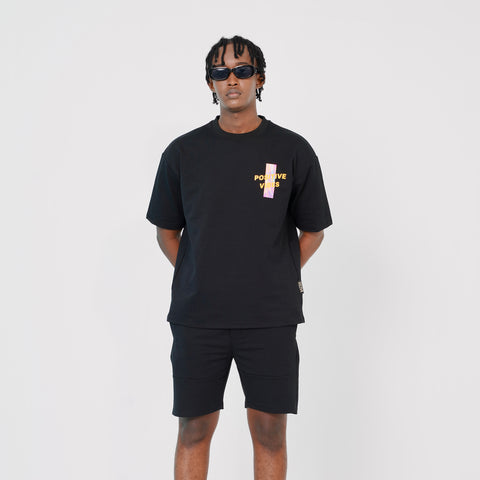 T-Shirt Set-Black