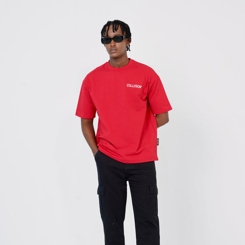 Drop Shoulder-Red