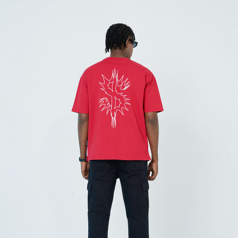 Drop Shoulder-Red