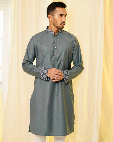 Sultan Men's Panjabi - DK Ash