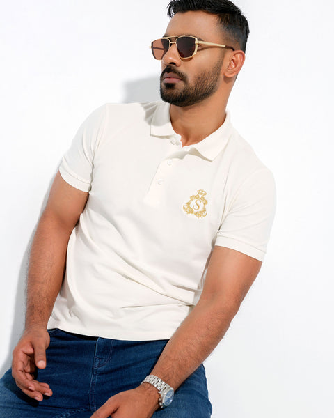 Sultan Mens Polo Shirt- White