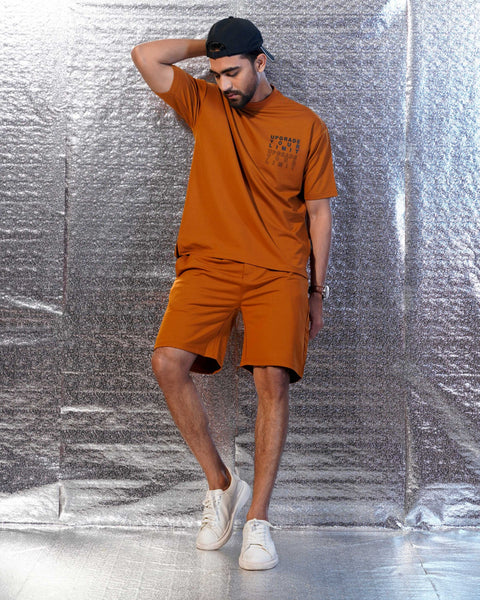 Men's Drop Shoulder - Brown