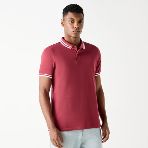 Cotton knitted caller T-shirt