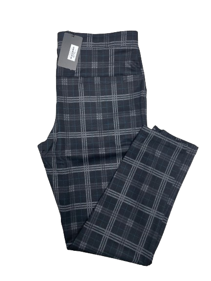 Sultan Men's Joggers- Black and Blue Check