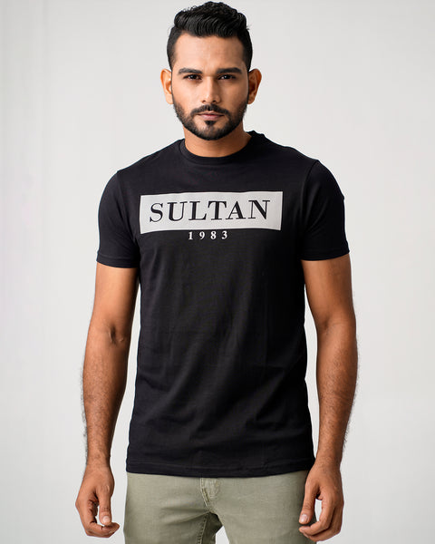Sultan Mens Crew Neck T-Shirt