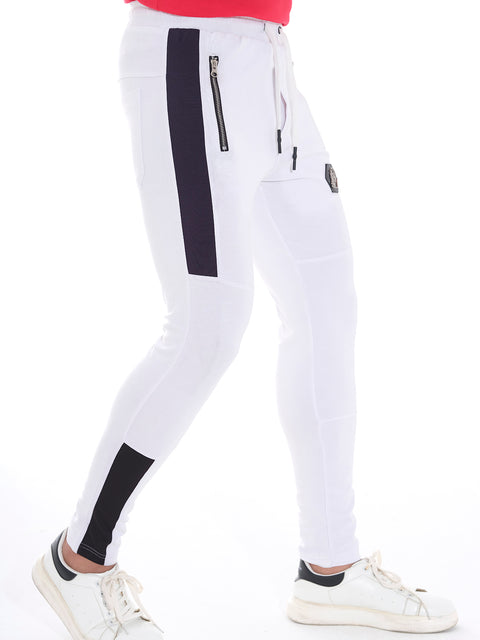 Sultan Mens Joggers - White