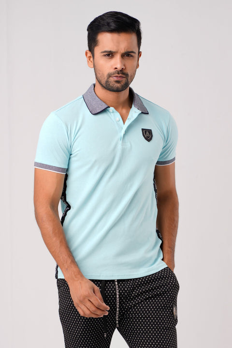 Sultan Mens Polo Shirt - SKY BLUE